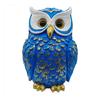 Festives Owl Sculpture Resin Bird Small Figurine Ornament for Christmas Birthday Home Office Desktop Bookshelf Decors