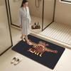 D-A-F Trucks Brand Floor Mat Diatomite Bath Mat – Highly Absorbent, Non-Slip, Quick-Drying Bathroom Rug