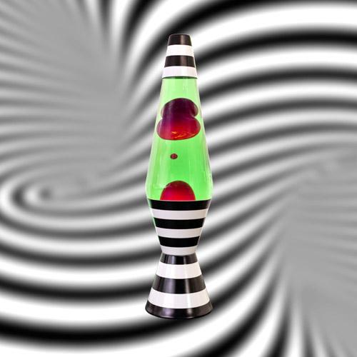 Diamond Aesthetic Motion Lamp (B&W Stripes)
