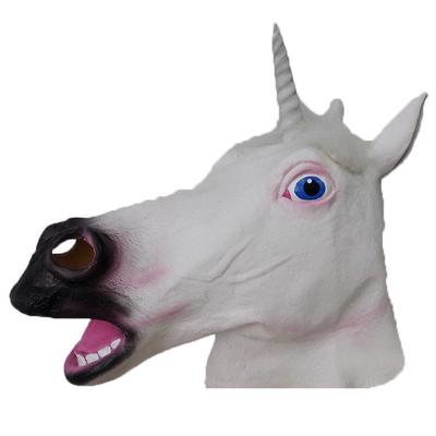 Máscara de Látex de Unicornio para Halloween y Actuaciones