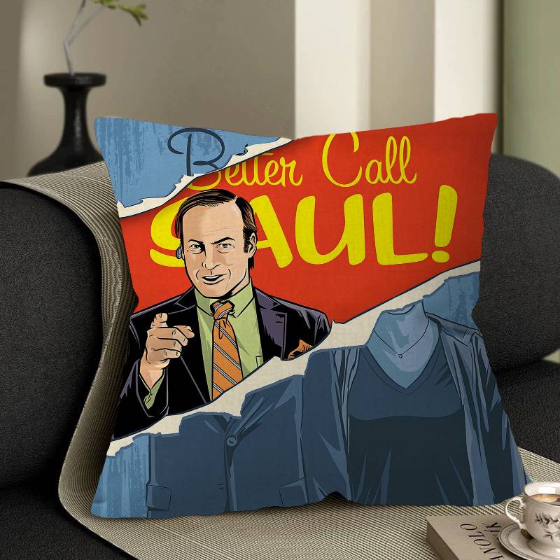 

Better Call Saul Pillow Cover For Bedroom Room And Living Room Sofa Decorative Cushion Cover 12x12Inch