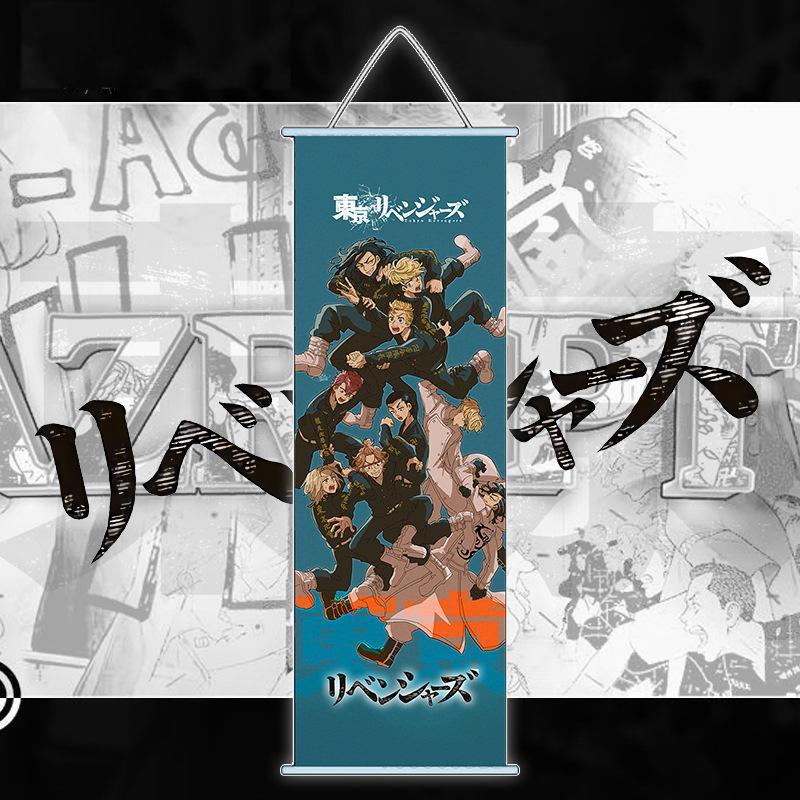 Anime Tokyo Wall Chart Anime Canvas Poster Modern Home Decoration Living Room Pendant Gift