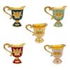 Royal Look Engraved Alloy Beverage Cup With Nonslip Grip Perfect For Dinner Parties And Photo Property
