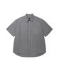 Kaepidijain Pigment Cotton Half Shirt (Gray)