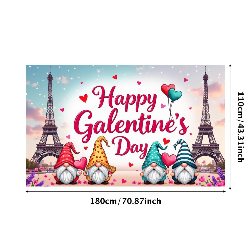 

Artistic Gnome Attractive Portable Quality Wall Decor Charming Eiffel Tower for Valentine