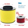 Foreman 450 Air & Oil Filter Replacement For Honda Rancher 350 TRX350 2000-2006 17254-HN5-670 400 TRX400 TRX450 1995-2004 17254-HC5-900 With Spark