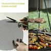 1PCS Non-stick Barbecue Mesh Mat High Temperature Resistant BBQ Grid Pad Reusable Outdoor Cooking Pad Sheet Baking Kitchen Grill Tool
