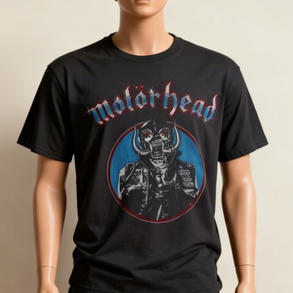 Motorhead England Rock Band Circle Logo Unisex Black T-shirt, Size S-5XL NWT! 3XL