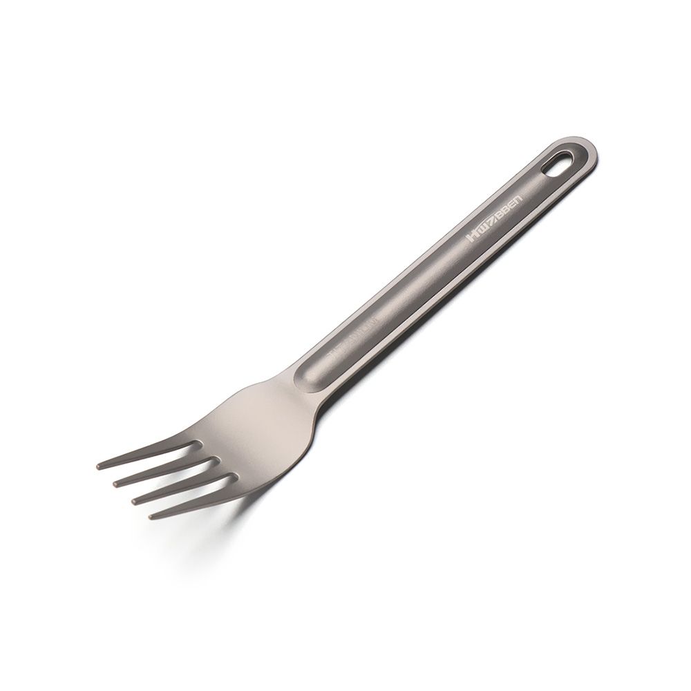 Ultralight New Pure Portable Long Handle Spoon Cutlery Fork Outdoor Picnic Accessories Titanium Cookware