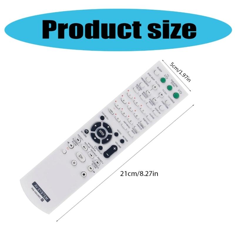 Universal Receiver Remote Control RM-ADU003 Replacement Compatible for DAV-DX155 DX255 DX315 DZ120 1-10m Distance