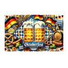 Oktoberfest München Bier Hintergrund Banner Gerstenmalz Muster Restaurant Party Kneipe Wanddekor Fotografie Kulisse 5x3FT