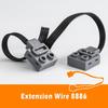 Technic Power-Functions Extension Wire (9.8 inches) 8886 (5 Piece) Compatible with Lego-Motor MOC Technic-Parts