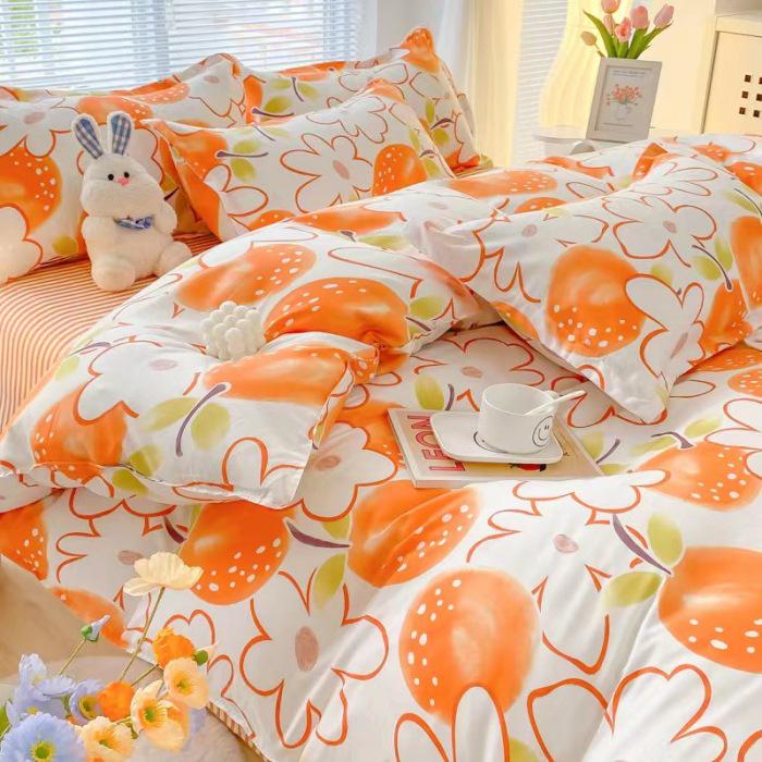 Nantong Aloe Vera Cotton Student Dormitory Summer Bedding Set