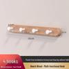Log Style Wooden Wall-Mounted Coat and Clothes Hook