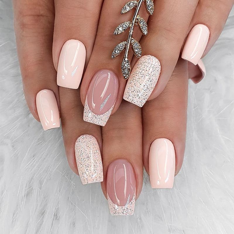 

European and American Trendy Removable Nail Art Patches - Faux Nails UV Gel Glue Version