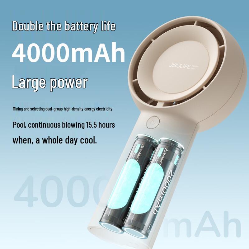 JISULIFE Handheld Bladeless Portable Fan