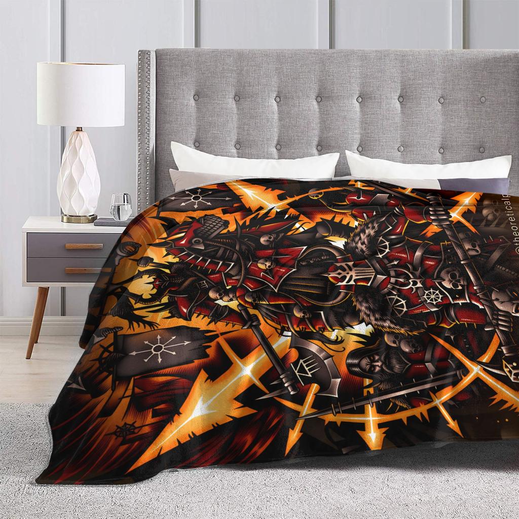 Dark Gods Blanket Travel Flannel Throw Blanket For Home Decor Warm Quality Bedspread Gift