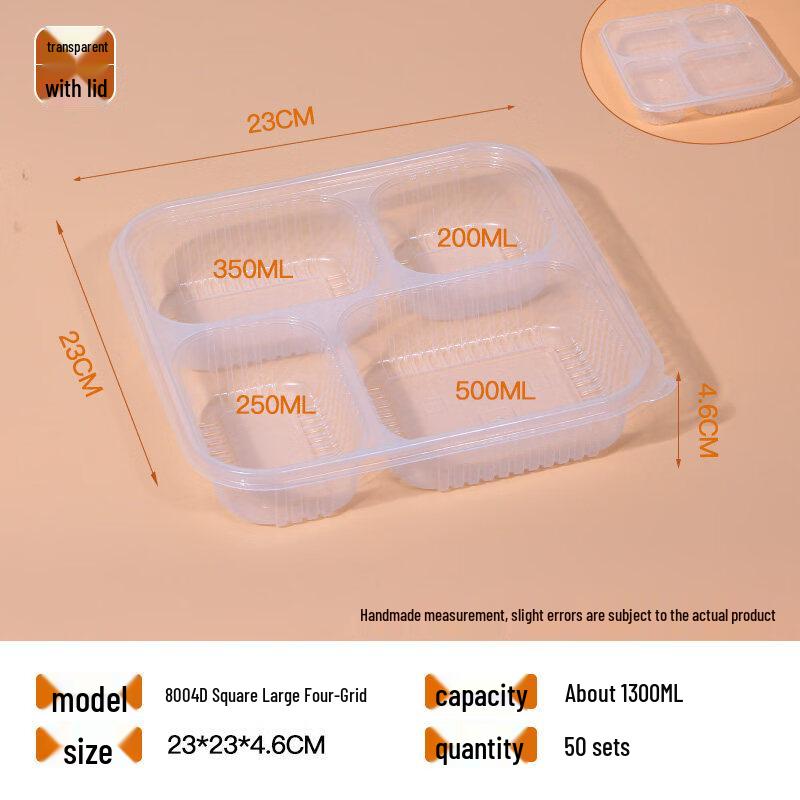 

ZISIZ Disposable Takeaway Lunch Box