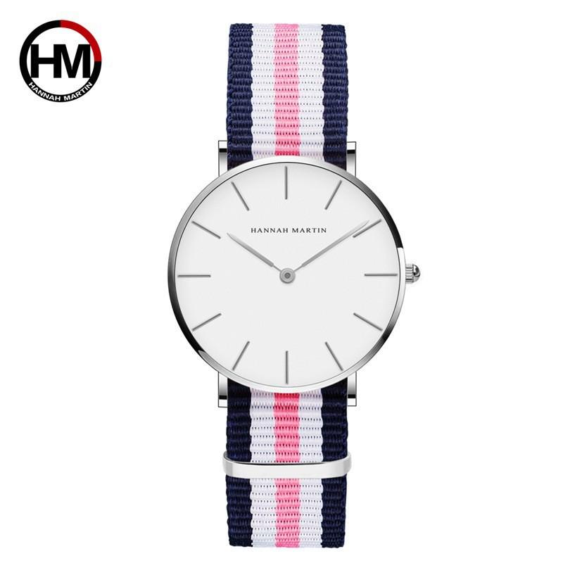 Hannah Martin Damenuhr, wasserdicht, 36 mm, modisch, vielseitig
