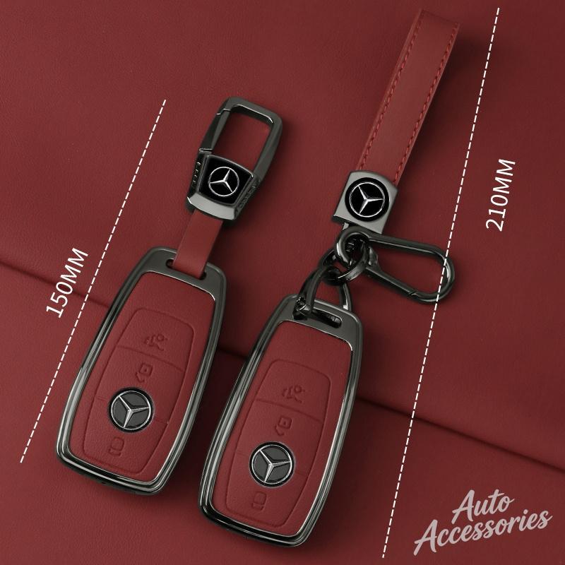 Zinc Alloy Car Key Case Cover Protector Shell Bag For Mercedes Benz A C E S G Class W177 W205 W213 X167 W222 CLA GLE GLB GLS AMG FZ9