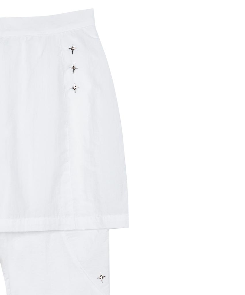 LUVISTRUE Py Rivet Skirt Pants(White)
