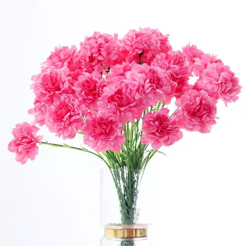 K-1030 Factory High Quality Flower Artificial Carnation For Decoration