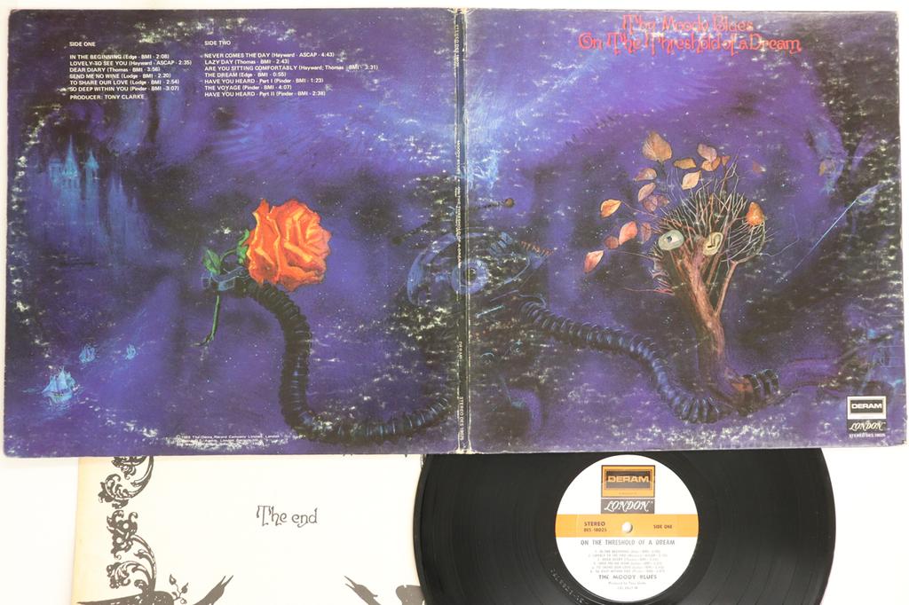 LP Record MOODY BLUES - On The Threshold Of A Dream DES18025 DERAM US Rock Used