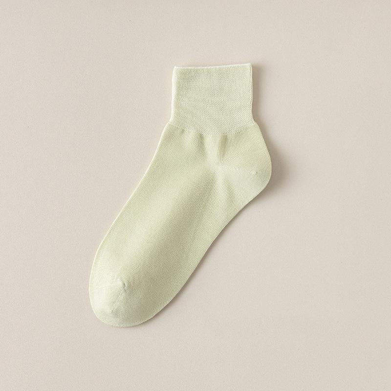 5/1pair Loose-fitting Socks for Women, Mid-calf Socks for The Elderly, Boneless and Traceless Socks, Loose Air-conditioned Socks, Sleeping Socks