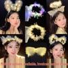 Luminous Feather Rabbit Ears Headband - Graduation Gift