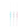 12 Pcs Crystal Christmas Icicle Ornaments for Tree Hanging Clear Acrylic Icicles Ornaments for Christmas New Year Holiday Wedding Winter Party Decor