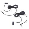 Car Audio Clip Microphone 3.5mm Jack Plug Wired External Mini Mic Overhead Console For Golf Aftermarket Android Multimedia