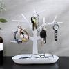 Home Plastic Desk Organizer Key Storage Rack Bird Tree Design Key Holder Jewelry Rack