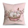 Simple Style Mother's Day Print Pattern Sofa Cushion Cover Pillowcase Home Party Car Bedding