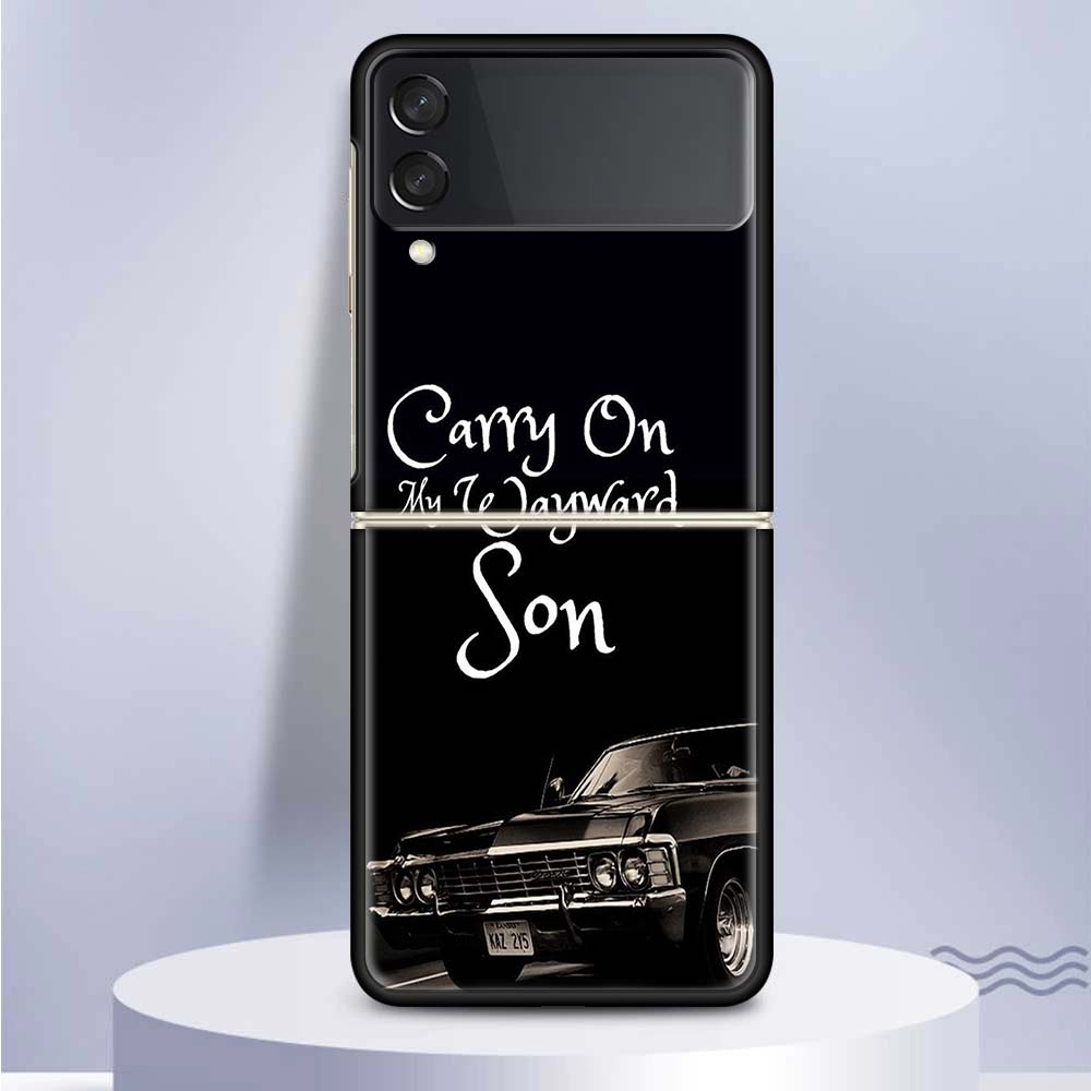 

Babaite Supernatural SPN Dean And Sam Hard PC Clear Phone Case Cover for Samsung Galaxy Z Flip 7 6 5 4 3 5G Flip3 Flip4 Flip5 ZF Samsung Z Flip