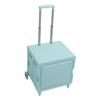 Carrello a Rotelle Pieghevole Facile da Riporre Forte Capacità di Carico Multifunzionale Pieghevole Portatile