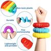 6 Stück/Packung Pop Tubes Sensorikspielzeug Fidget Pop Tube Stressabbau Dekompression Finger Spielzeug Teleskoprohr für Kinder Teenager Geschenke