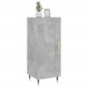 Sideboard Concrete Grey 34.5 X 34 X 90 Cm Engineered Wood