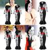 Fantasy-themed Cruella Cosplay Dress With Soft Fabric And Fur Collar