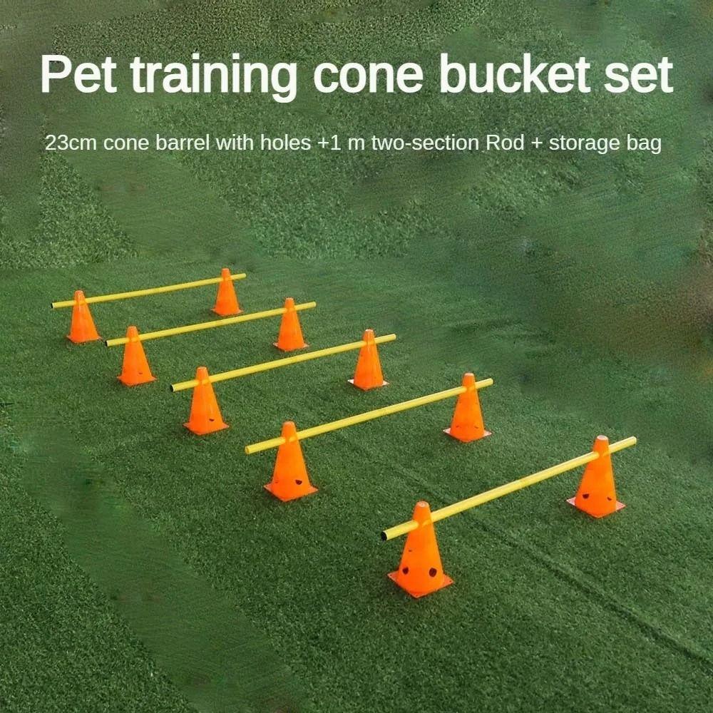 Durable Pet Training Set Portable Pets Jumping Bar Dogs Running Jumping Stakes Hurdle Training