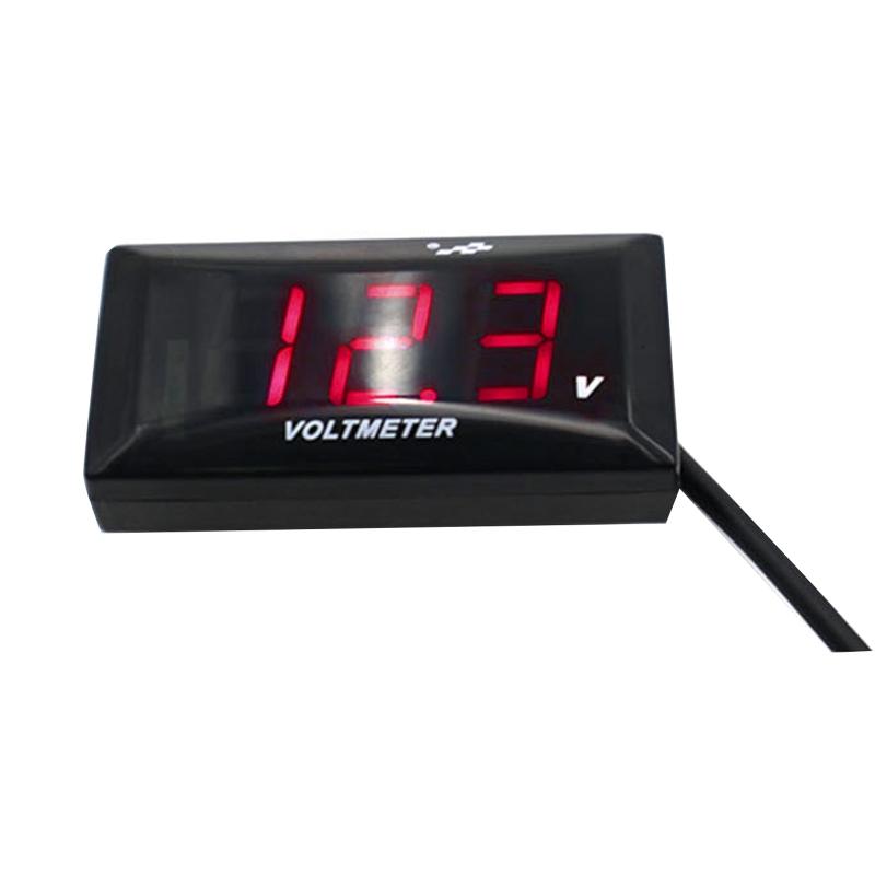 Car Voltmeter Digital Voltmeter Meter LCD Panel Tester Auto Motorcycle 12V-150V