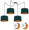 Spider Hanging Lamp Chandelier Golden Center Led
