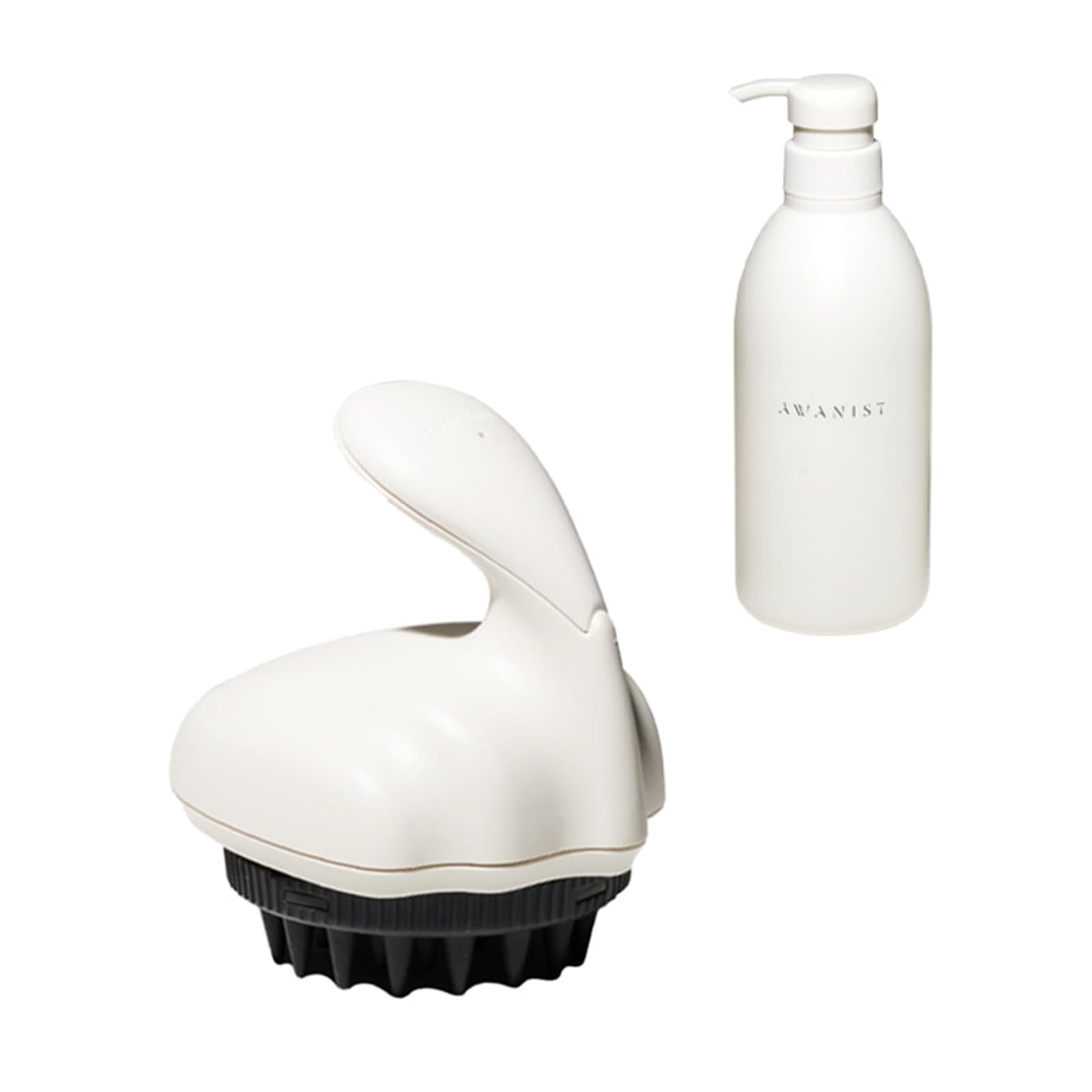 

Aderans AWANIST Foam Nist Scalp Brush Salon Quality Scalp Care Dense Foam Removes Dirt from Pores Gift Present Body (White, + Shampoo)