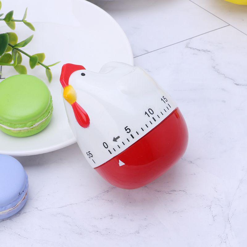 KM_ BH_ Creative Clock Timer Kitchen Cooking Countdown Hen Mechanical Tool Dulce KM_ BH_ Creative Clock Timer Kitchen Cooking Countdown Hen Mechanical Tool Dulce