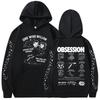 Ossessione Film Horror Un Desiderio Felpe con Cappuccio Willow Uomo Donna Abbigliamento Moda Gotico Oversize Maniche Lunghe Felpe con Cappuccio