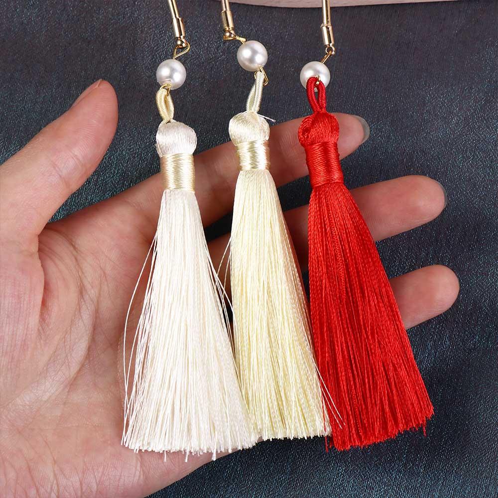Tassels Bridal Group Fan Chinese Style Chinese Silk Fan Mini Chinese Fan  Chinese Wedding