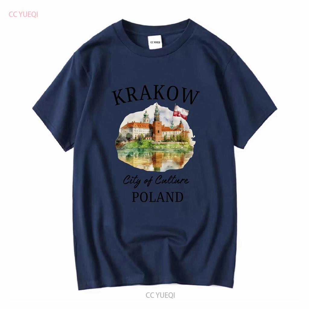 Krakow T Shirt Poland Softstyle Travel Souvenir Europe Trip long or short sleeves vintage Washed Breathable