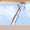 Curtain Pull Rod 33-60cm Telescopic Rod Roof For Window Opener Pole Aluminum Alloy Telescopic Rotating Rod Curtain Accessories