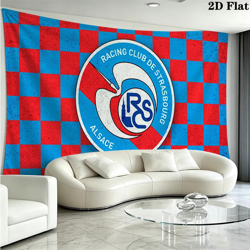 RC Strasbourg Wall Tapestry Aesthetic Wall Hanging Printed Fabric Blanket Decorative Tapestries for Bedroom Living Room Home Decor