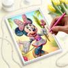 Disney Pearl Painting Minnie Easter Palm Cross Creative Art 5D Pearl Embroidery Cross Stitch Kit Handmade DIY Home and Room Decor Gift