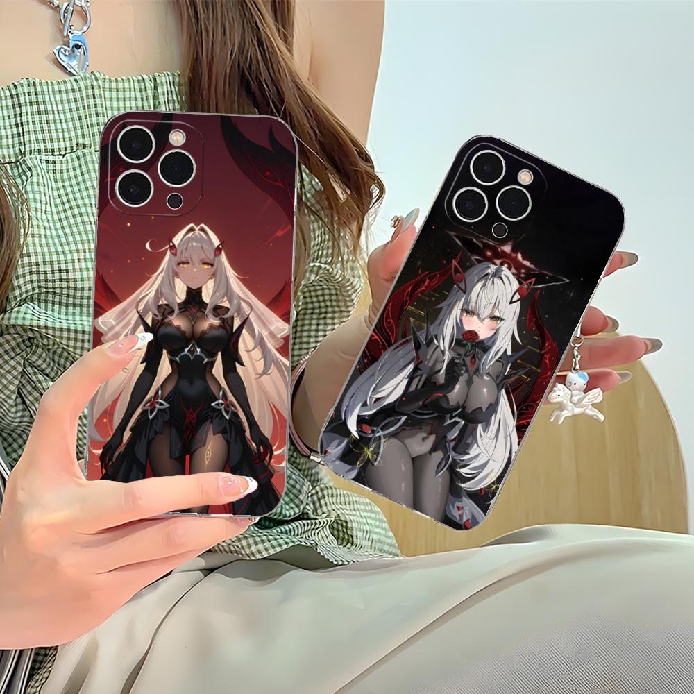 Genshin Impact Ronova Phone Case for iPhone 17 16 15 14 13 12 11 X XR XS Air Pro Max Plus Mini Clear Colorful Cover Cellphones